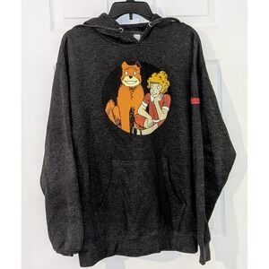 Annie Sandy Graphic Hoodie Broadway Size Large 2024 Whoopi Goldberg Gray